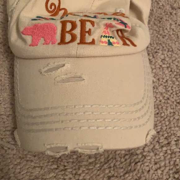 🧢 Distressed “Mama Bear” Ball Cap 🧢 - Picture 4 of 14